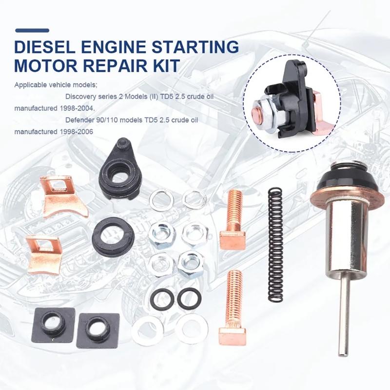 Convenient Repair Fix Set 2280007220 Engine Starter Motor Repair Set for TD5