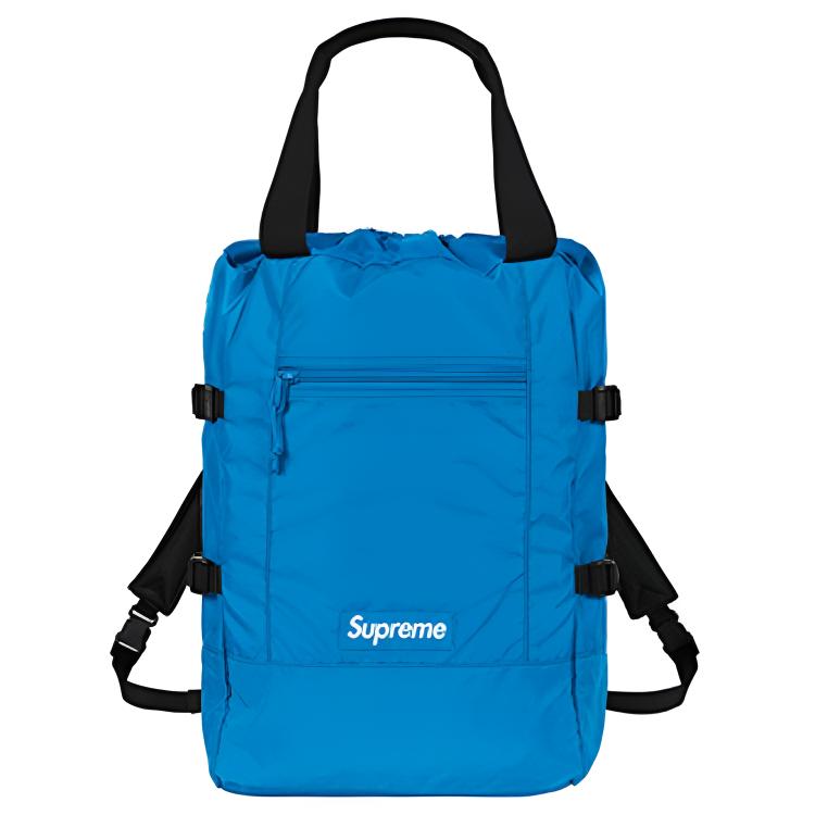 New Supreme SS19 Nylon Tote Bag, Shopping Bag, Backpack, Shoulder Bag, Handbag Regular Unisex Blue SUP-SS19-916