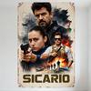Sicario Movie Metal Tin Sign Vintage Crime Thriller Art Wall Decor for Home Bar Man Cave