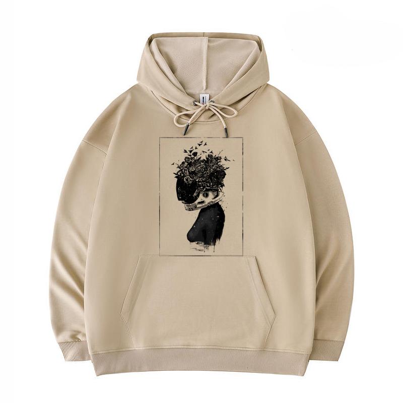 

Мужские толстовки с гибридным принтом для девочек, забавные толстовки из саржи в стиле Харадзюку, имитация хлопка