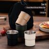 JingJingRS Nordic 304 Stainless Steel Camping Cup Set