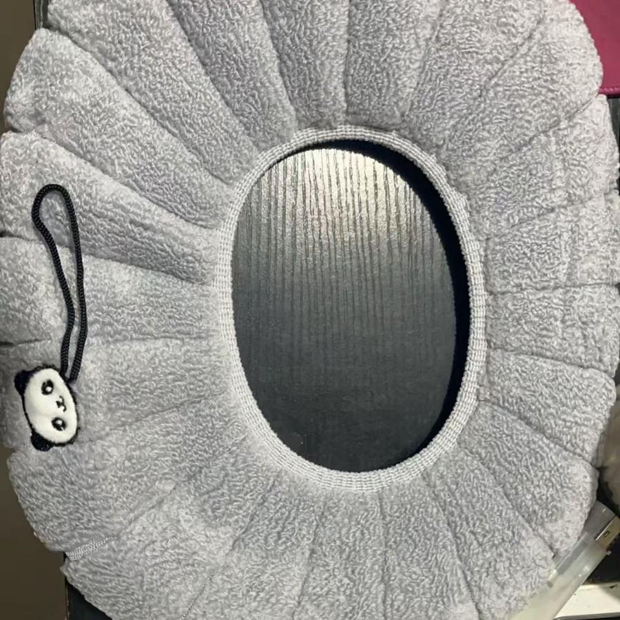 Pernă Universală Îngroșată Nordică pentru Scaun de Toaletă - Pernă în Formă de O