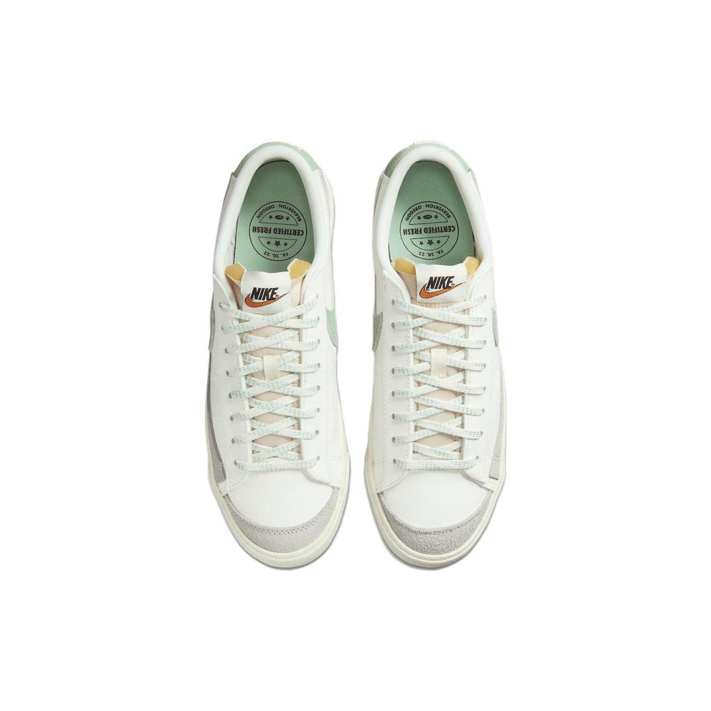 Nike Blazer Low 77 Premium Men's Shoes Sail Green DO9799-100
