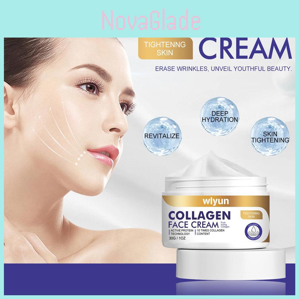 Wiyun Collagen Face Cream For Smooth Hydrated And Firm Skin With Illuminating Benefits