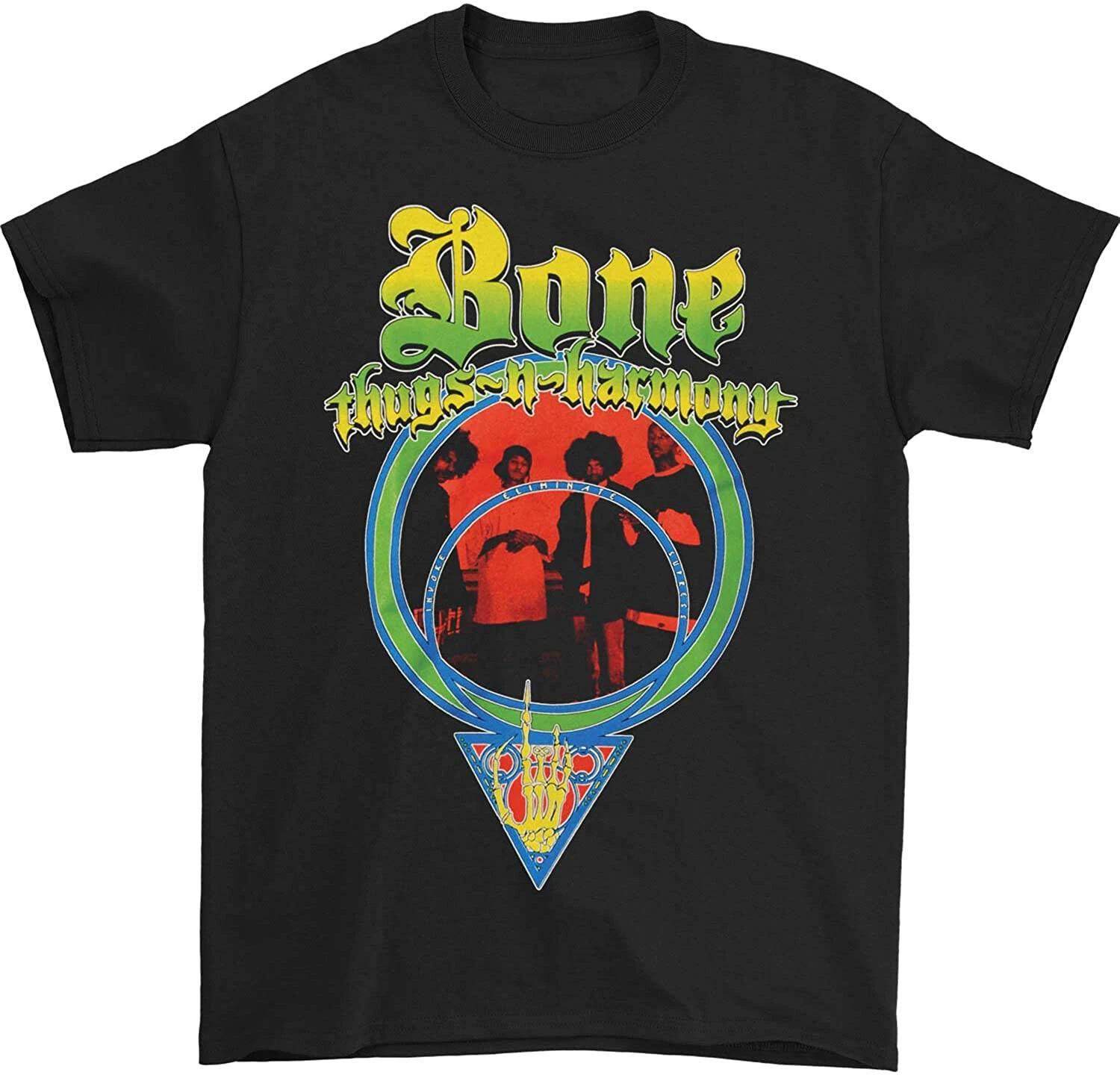 Authentic BONE THUGS-N-HARMONY I.E.S. Slim-Fit T-Shirt Black NEW 2XL