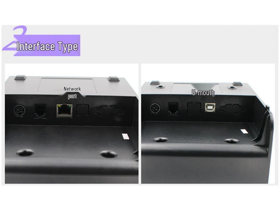 Youku 80250 Hochgeschwindigkeits-80mm-Thermo-Küchendrucker mit Schneidevorrichtung.
