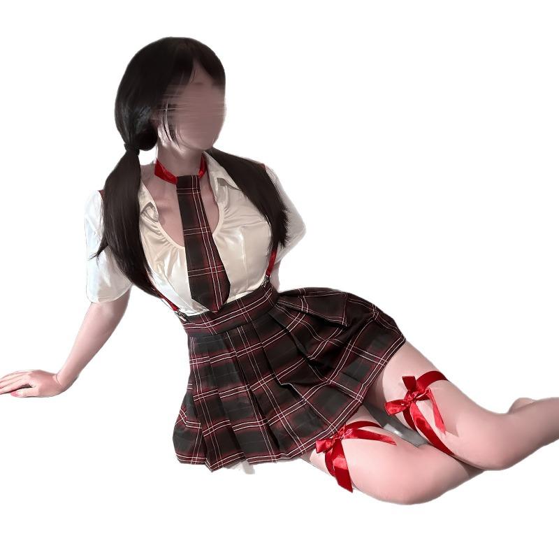 Sex lingerie sexy school uniform pure desire free abstinence suit qqny seduction pajama maid