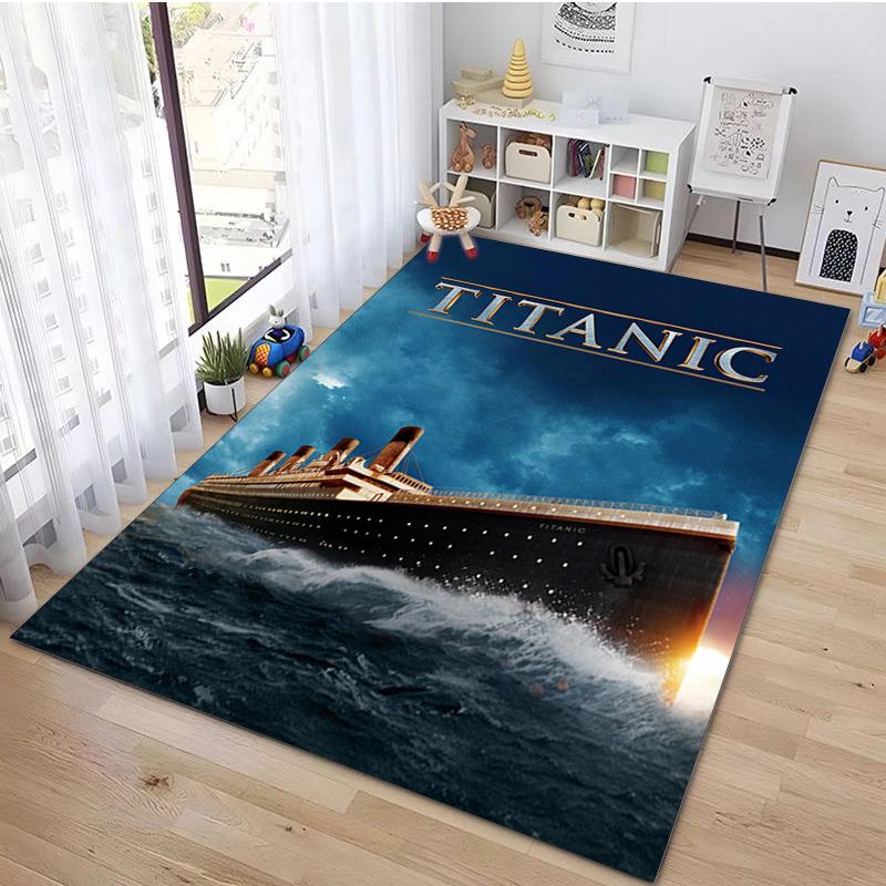 Titanic Carpet Office Decorative Carpet For Living Room Bedroom Door Mat Floor Rug Computer Chair Area Rug