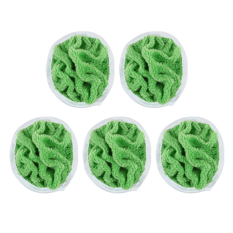 Washable Reusable Mop Pads Replacement Cloth Covers for Flat Mop Compatible Replacement Refills for Household Floor Cleaning