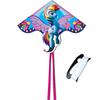 Unicorn Flying Kite With Polyester Material And Glass Fiber Frame For Kids And Outdoor Play