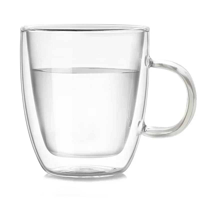 Whiskey Beer Glasses, Multi-color Wine Glass, Tea Cup, Coffee Cups, Cocktail Holder Mug, Double Wall Mugs, Wineglass for Vodka