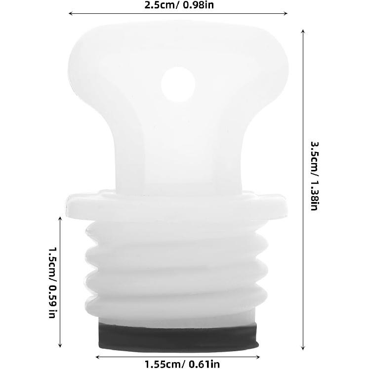 2pcs 21mm Hot Water Bottle Stopper,Hot Water Bottle Cap,Hot Hot Water Bag Lid Replacement Leakproof Water Bag Stopper Water Bottle Lid Hot Water Sack