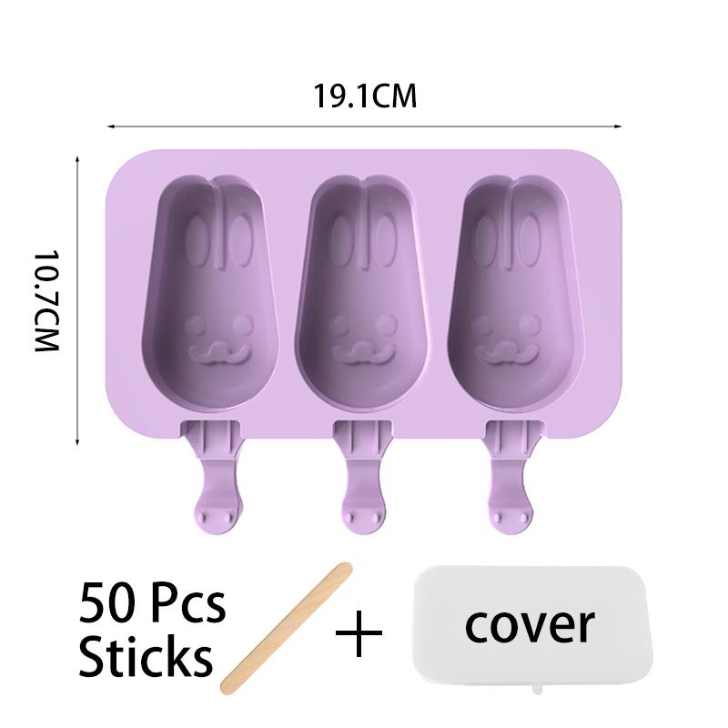 Silicone Ice Cream Mold Popsicle Reusable Bar Pop Molds For DIY Making Summer Favorites DIY Homemade Kitchen Accessories