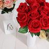 12Pcs Artificial Rose Flower Realistic Simulation Rose Bouquets for Home Garden Decoration, Wedding Flower Arrangements