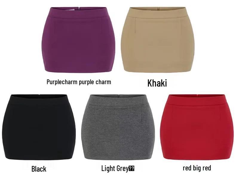 Women’s High Waist Hip-Hugging Short Skirt - Spring 2026 OL Professional Style