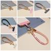 PU Leather Leather Wrist Mobile Phone Lanyard Phone Anti-loss Sling Lanyard  Female Lady Girl