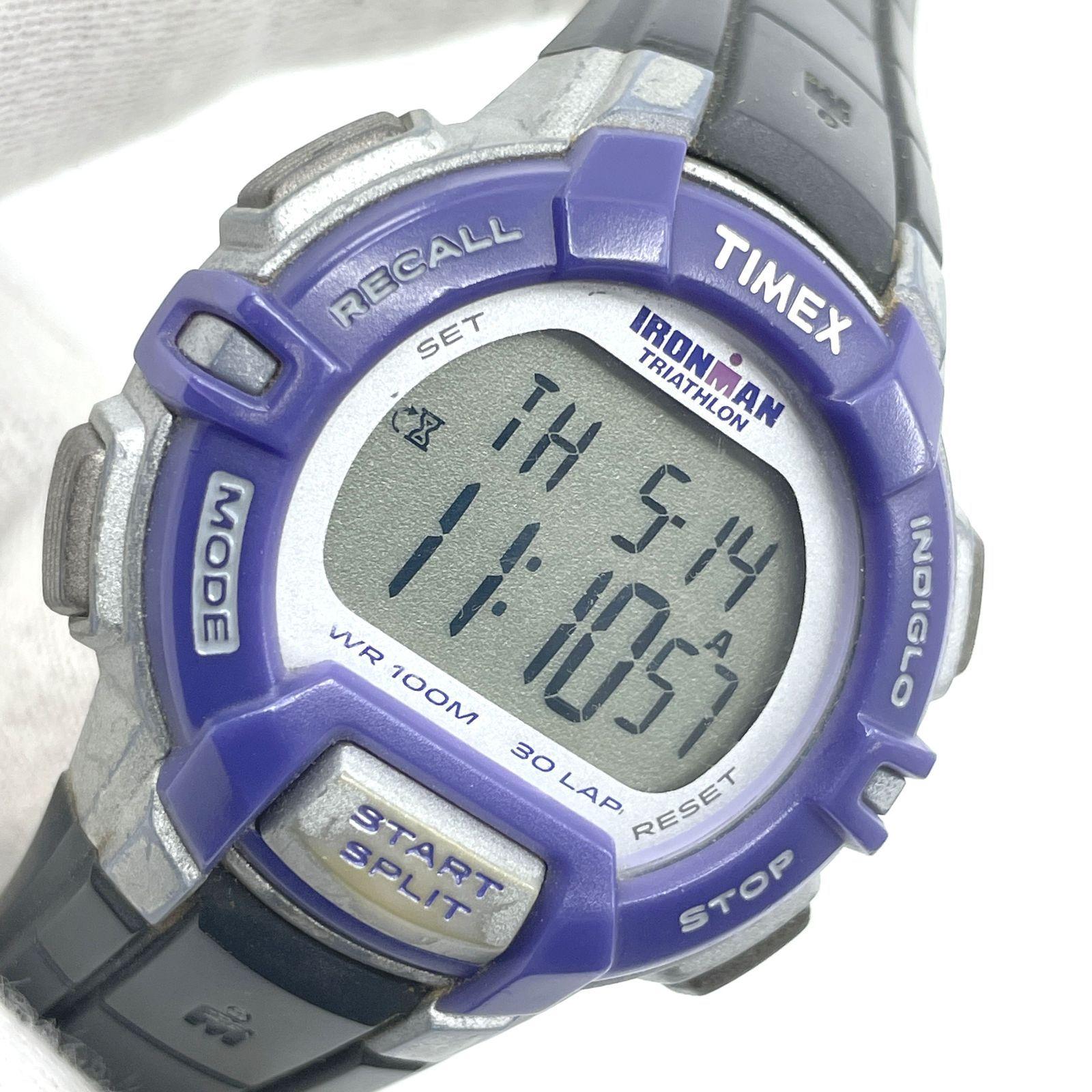 Used Operational TIMEX Ironman Triathlon Digital Watch Quartz