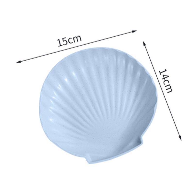 3Pcs Creative Plastic Fruit Plate, Snack Plate, Vegetable Plate, Bone Spitting Plate Snack Plate Nut Plate Dessert Plate