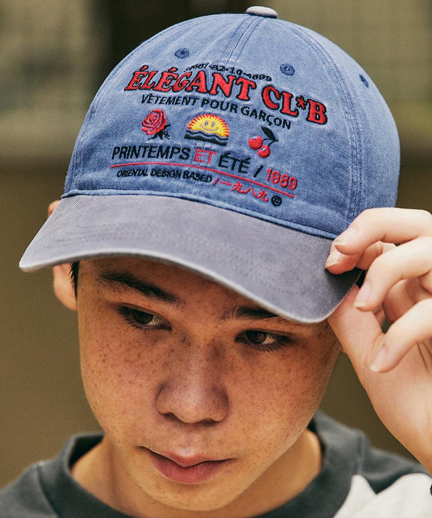 CONICHIWA BONJOUR Elegant Cap (Air Force/Smoke)
