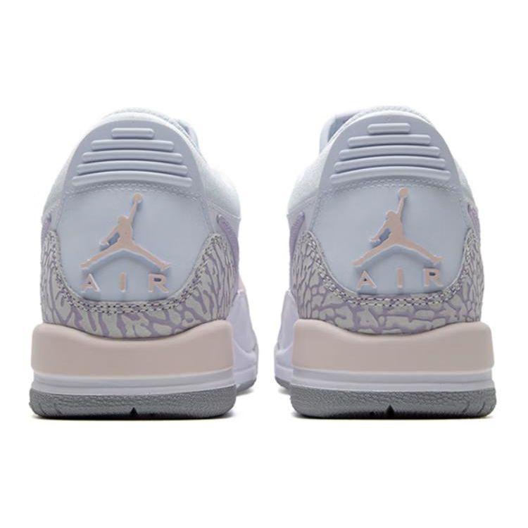 Air Jordan Legacy 312 Low GS Spring Pastels Kids Sneakers White Wolf-Grey Mist-Purple HF0747-151