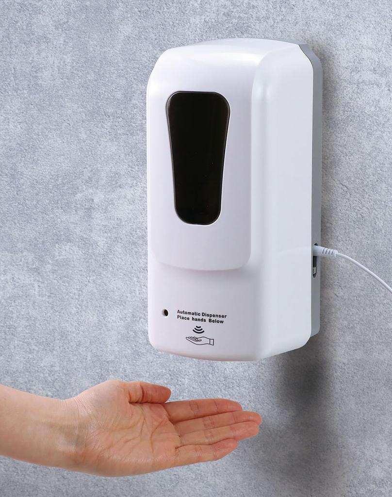 Artec Fixed Automatic Dispenser, 1000ml, with Tray, for Disinfection, Hygiene, Contactless, Alcohol, 52312
