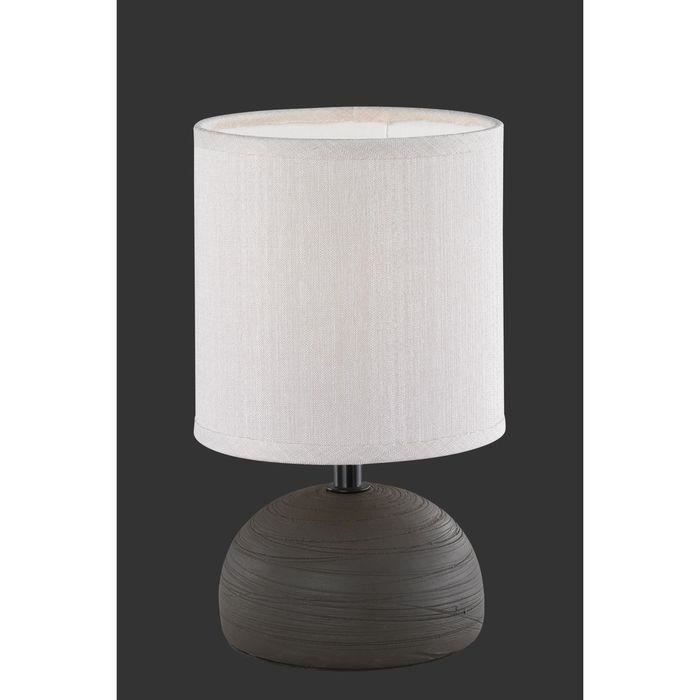 Lampe de table - LUCI Brun - 1 ampoule - 40W - Intérieur