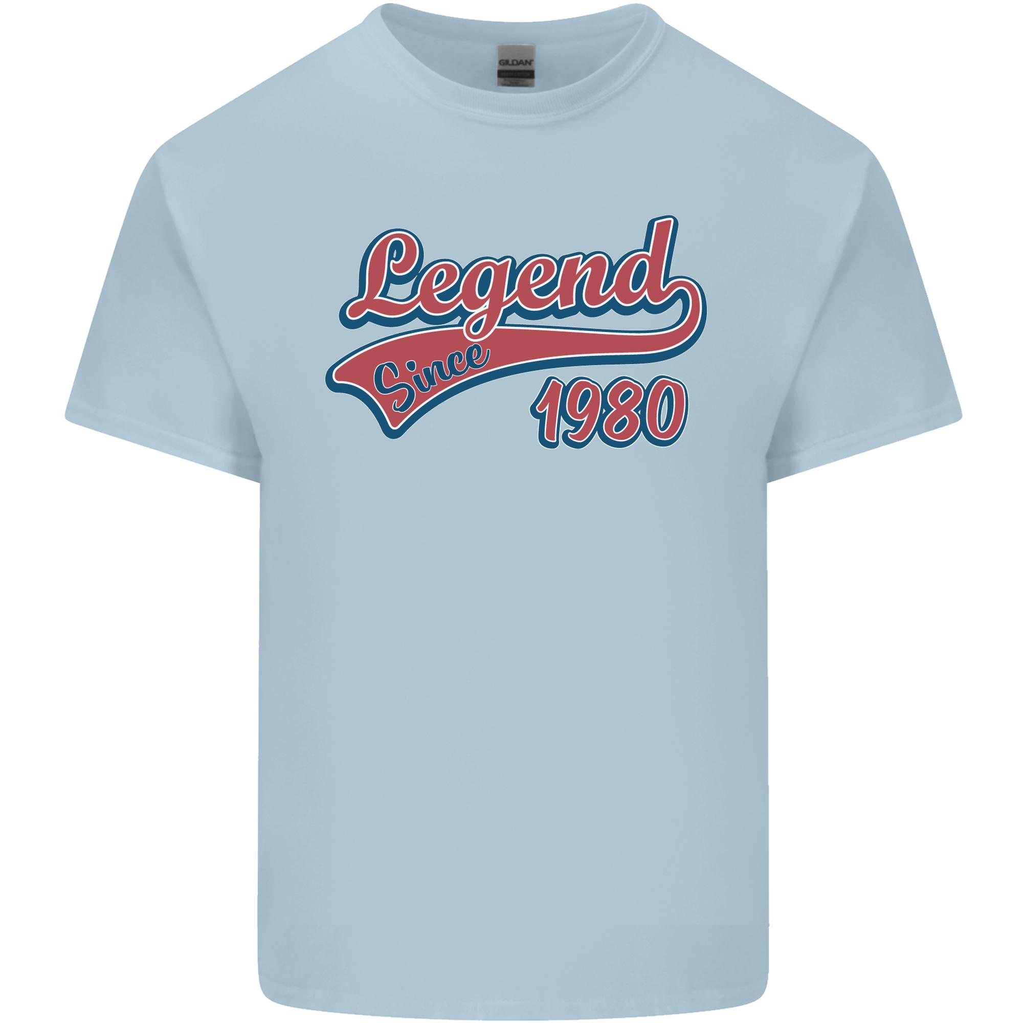 Legend Since 46th Birthday 1980 Unisexs Light Cotton TShirt S