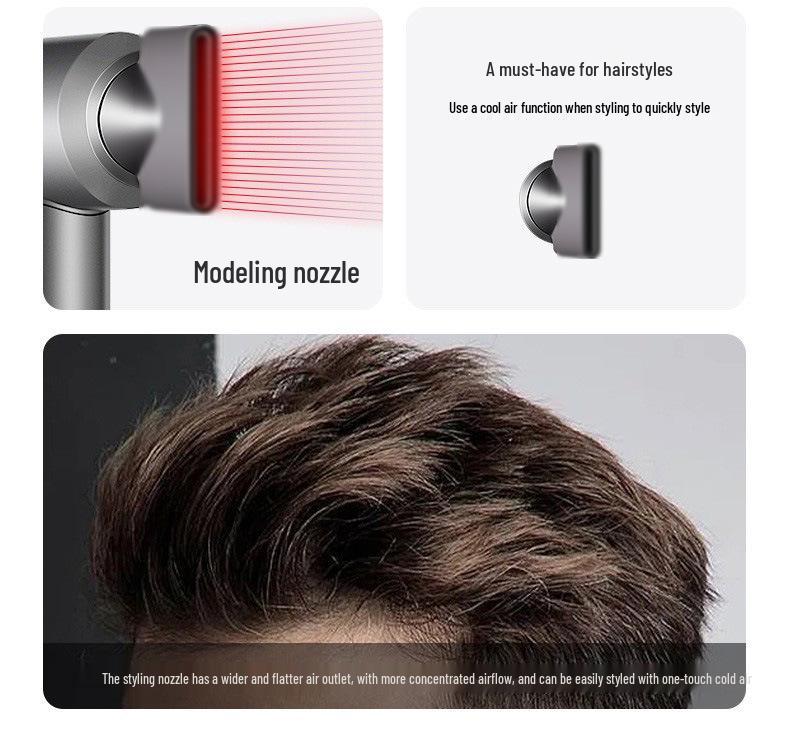 High-Speed Bladeless Hair Dryer with Negative Ion Technology for Salon and Hotel Use