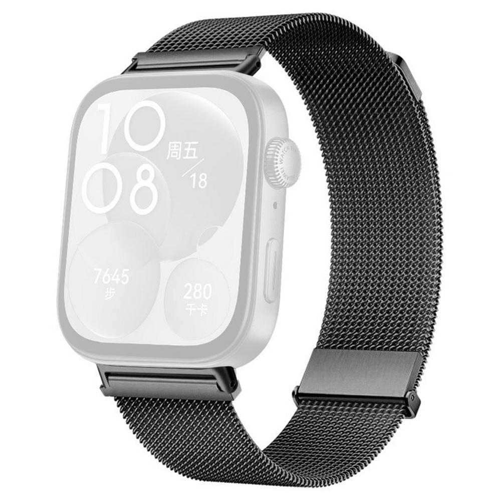 For Huawei Watch Fit 4/Fit 4 Pro/Fit 3 Replacement Strap Stainless Steel Milanese Magnetic Watch Band