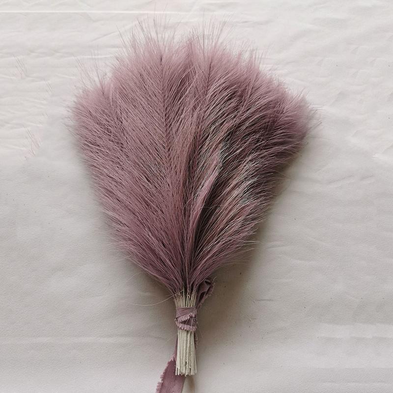 10/20pcs Simulated Reed Feather Pampas Grass Home Porch Wedding Party Garden Decoration Flower Vase DIY Accessories False Plant