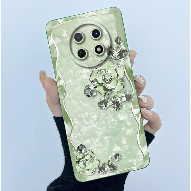 Case For Huawei Nova 14i Phone Case Coque Simplicity Oil Painting Flowers Silicone Soft Back Cover For Huawei Nova14i 14 I Funda