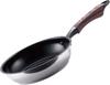 Hokuriku Aluminum 20cm Stainless Steel Frying Pan, IH Compatible, Energy-Saving Cooking, Far-Infrared Effect, 100% Heat Conversion Efficiency for IH C