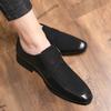 20252025 Men's Dress Single Shoes Large Size Business Foot Leather Shoes Men's New Fashion Monk Shoes