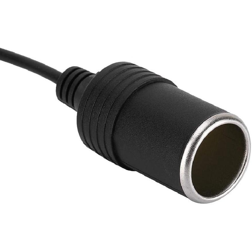 ZPSHYD USB to 12V Cigarette Lighter Adapter, 5V to 12V Step Up Converter Cable, 10W Max Female Car Socket Power Cord for Dash Cam, GPS, LED Strip,