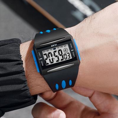 Neue Marke Herren Sportuhren Silikonarmband Digitale Armbanduhren Beste Geschenke Uhr für Ehemann, Familie, Freund