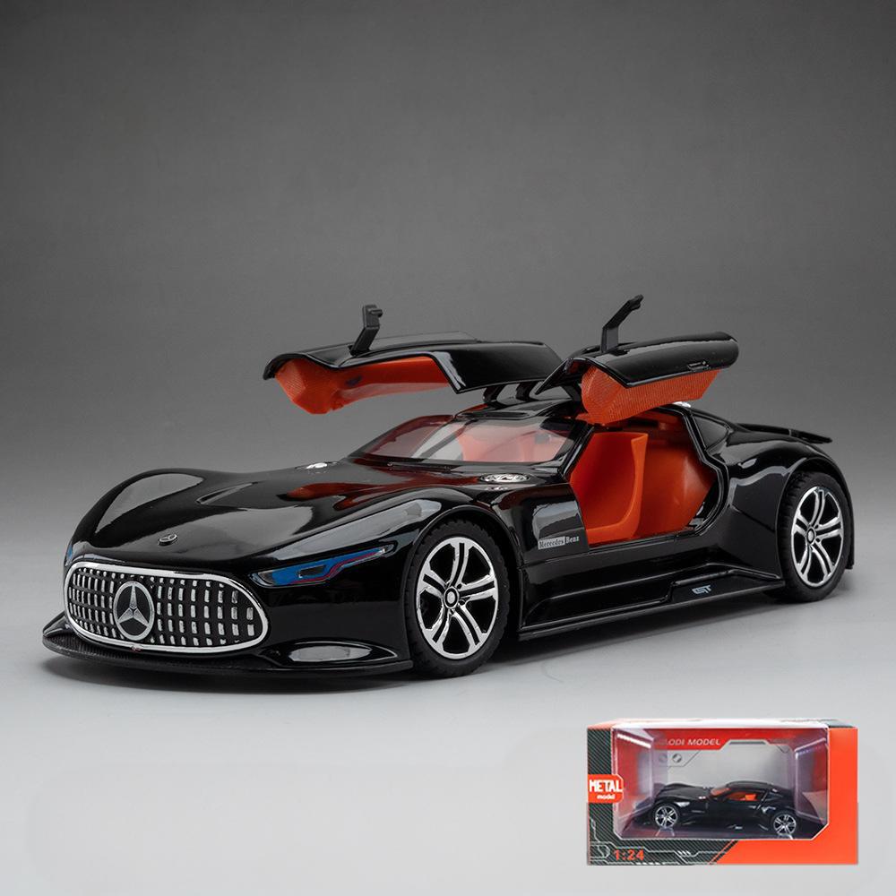 1:24 Benz AMG Vision GT Supercar Alloy Diecast Model Car Home Trendy Toy Decorations Ornaments Holiday Gifts With Boyfriend Kids
