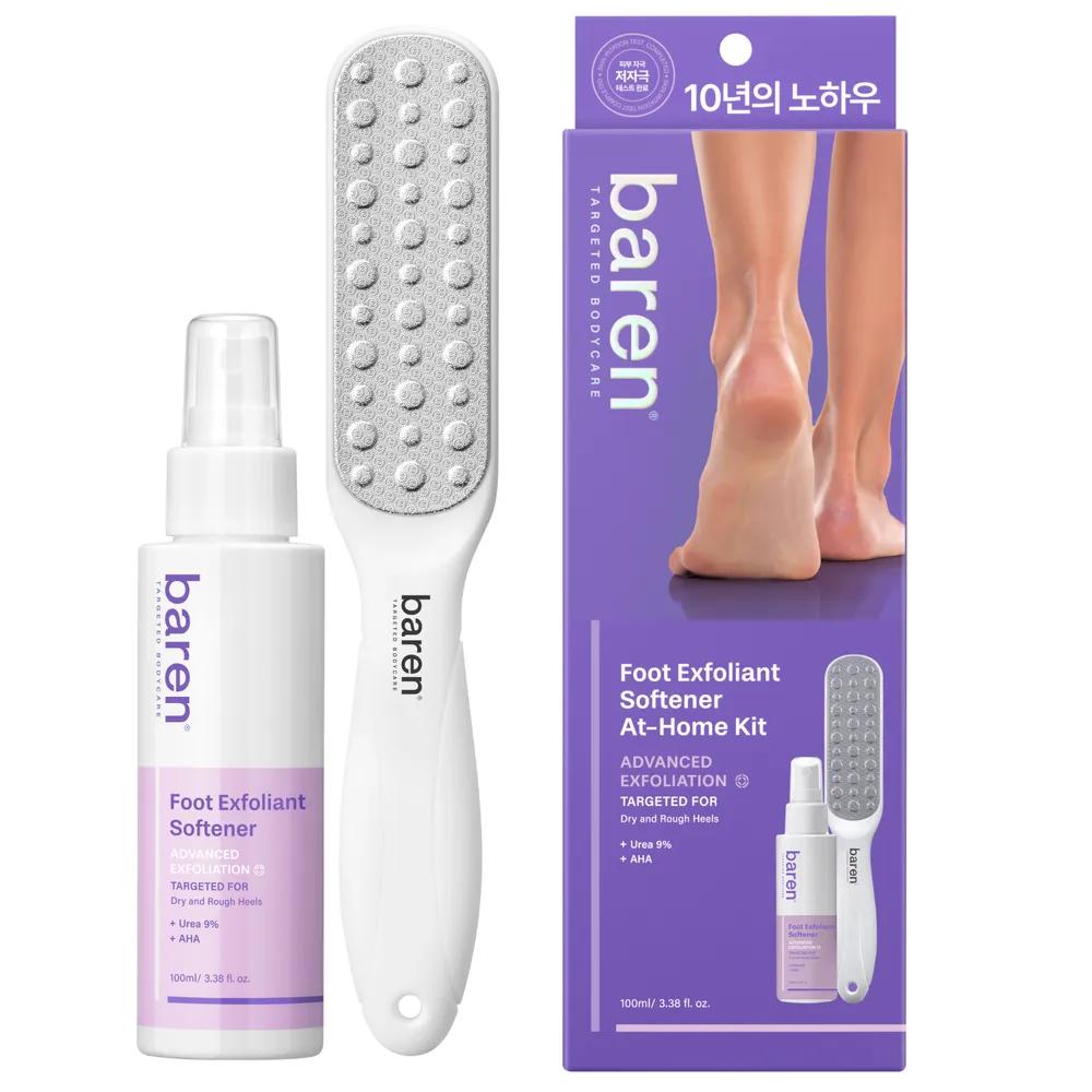 Baren Foot Callus Remover Softener + Callus Remover Foot File Set