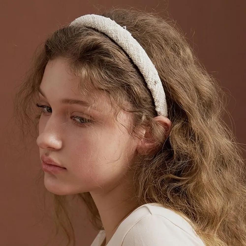 Tweed Hairband JP-25-106HB ivory