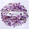 Piedras de Concha de Terrazzo Blanco y Negro de Nácar para Decoración de Acuario y Maceta