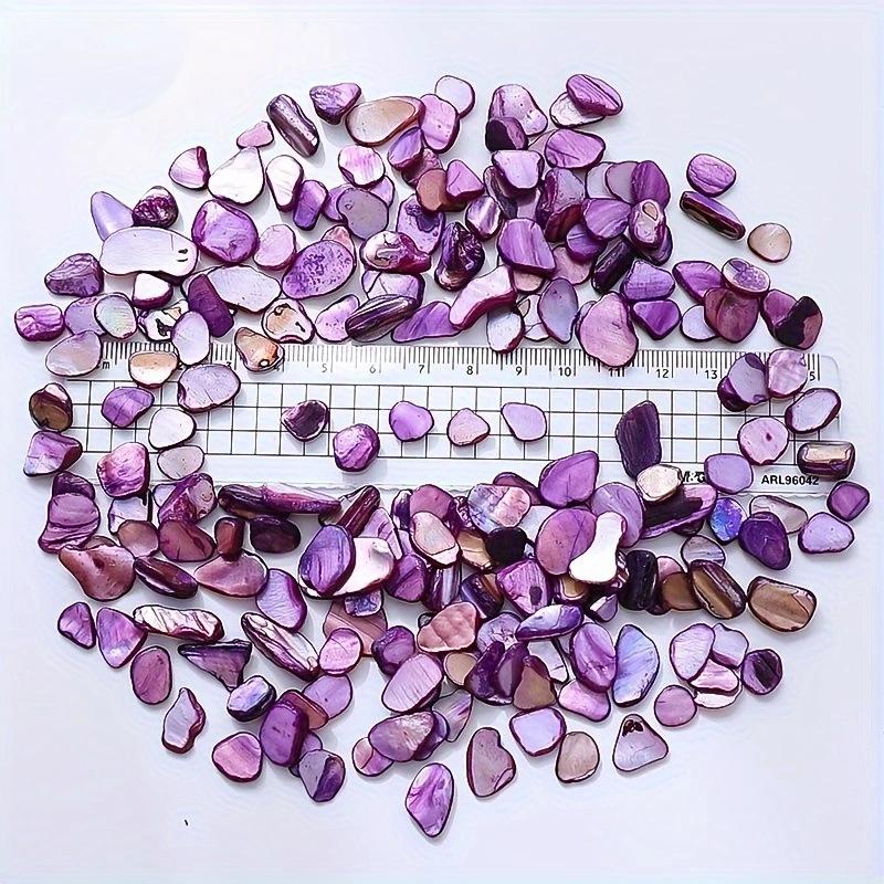 Piedras de Concha de Terrazzo Blanco y Negro de Nácar para Decoración de Acuario y Maceta