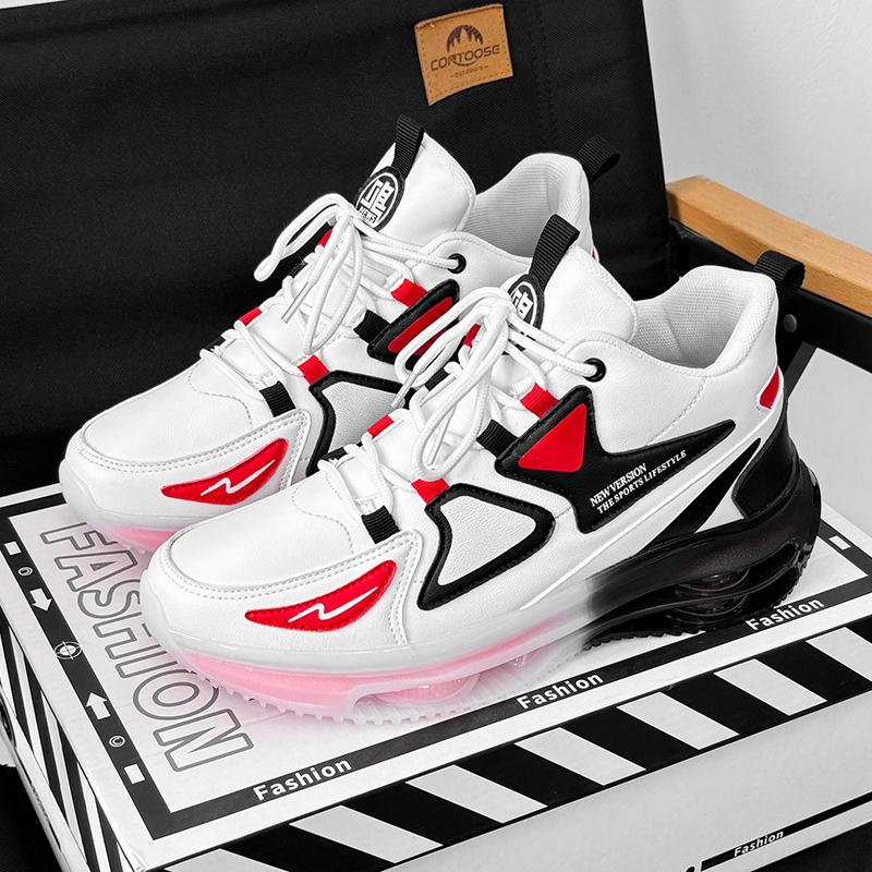 Vysoké boty na prkně Mužský trend Studentská obuv pro volný čas Móda Sportovní obuv Móda pro volný čas Boty se vzduchovým polštářem Sportovní obuv 39-44