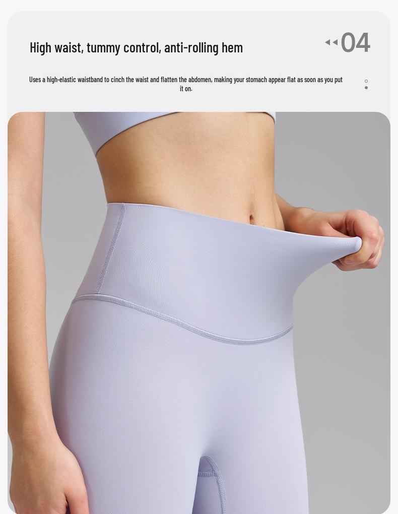 Summer Women's Yoga Set: Water Drop Back Tank & Anti-Roll-Up Pants