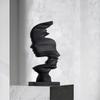 Moderne Abstrakte Menschliche Harzskulptur, Kreatives Kunstornament für TV-Schrank, Wohnzimmer Büro Schreibtisch Dekor, Minimalistisches Geschenk