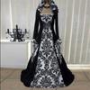 2023 Retro European & American Literary Hooded Long-Sleeve Belted Swing Dress