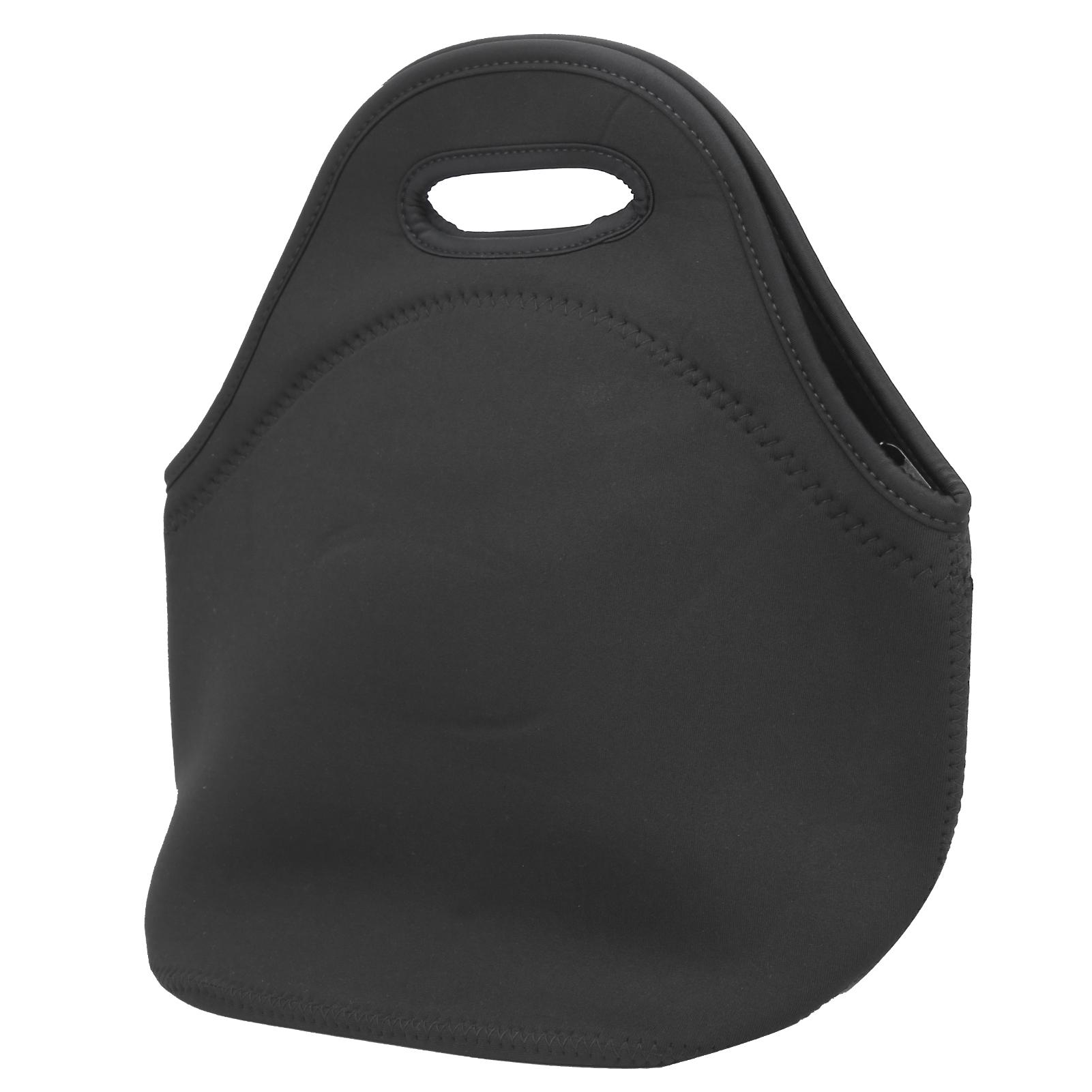 

Insulated Thermal Lunch Bag Waterproof Neoprene Lunch Box Handbag for Picnic CampingBlack