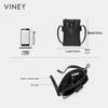 VINEY Women's Leather Mini Crossbody Bag