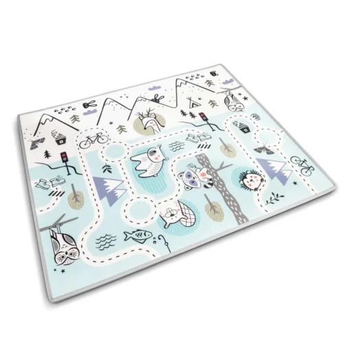 foam mat north 180x150 - blue