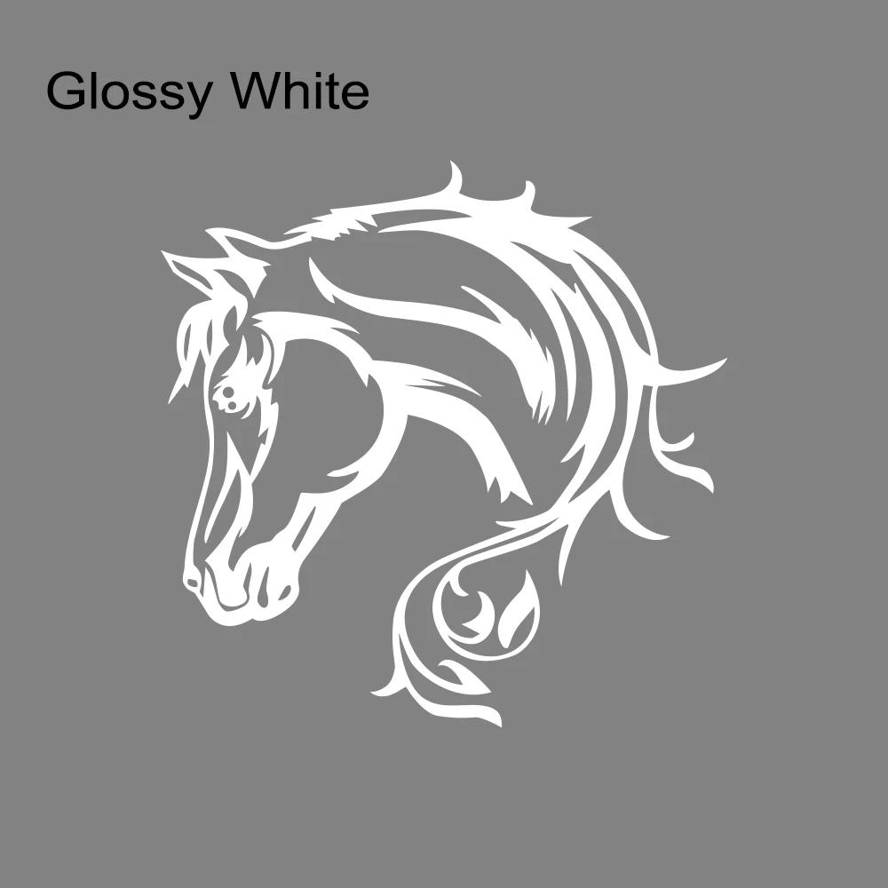 Horse Head Art Sticker Car Stickers Vinyl Decor Decal For Automobile Motorcycle Windows Trucks Bumper Auto Tuning Accessories