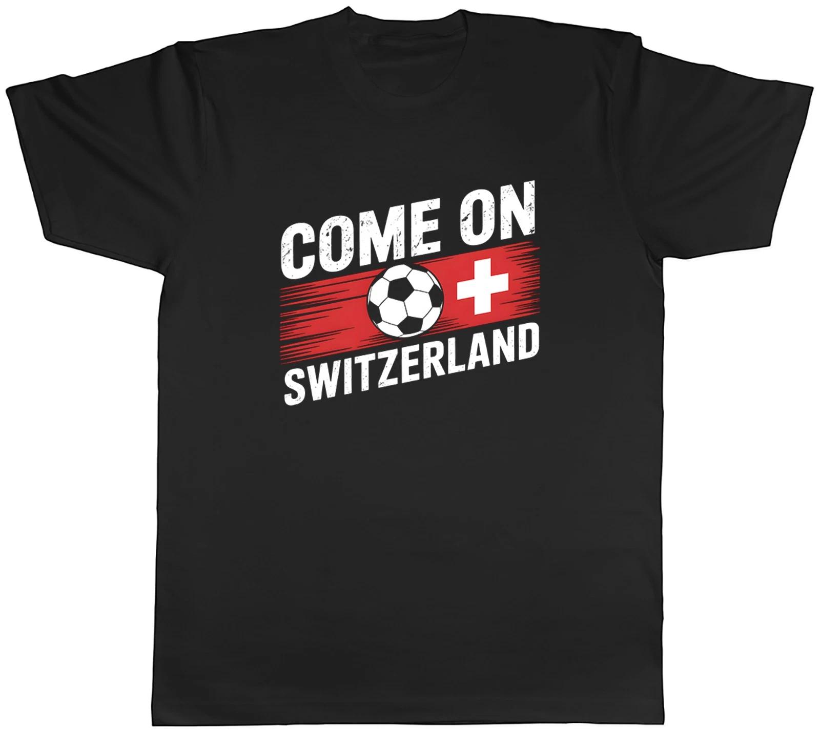 Come on Switzerland Supporter Football Fan Mens T-Shirt Tee Gift Top XXXL