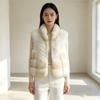 Finnish Fox Hair Vest Women's Autumn and Winter Women's Clothing Vest Fashion and Thin Short Coat Finnish Fox Hair